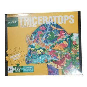Arthink NO. AK2101-3 Triceratops Puzzle World Dinosaur World 180 Pieces New